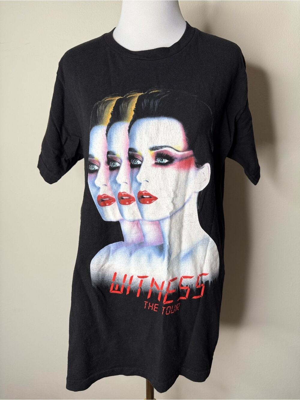 Katy Perry Witness Tour 2017-2018 Black Graphic Tee